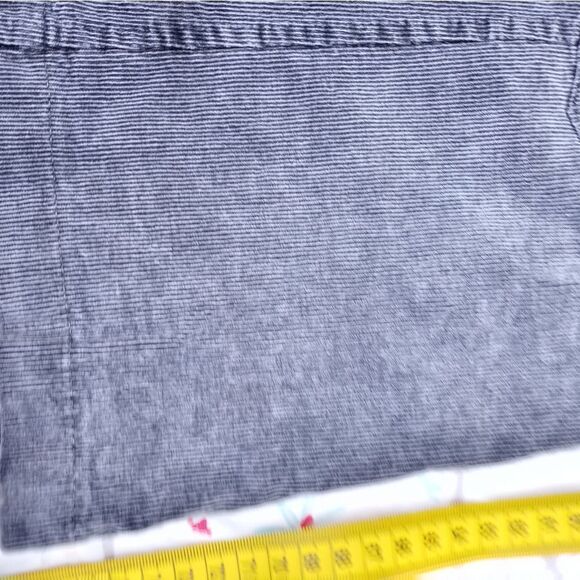 MADE IN ITALYDon't Ask Why One Size Gray Corduroy Button Pockets Women's Skirt. - Picture 3 of 6